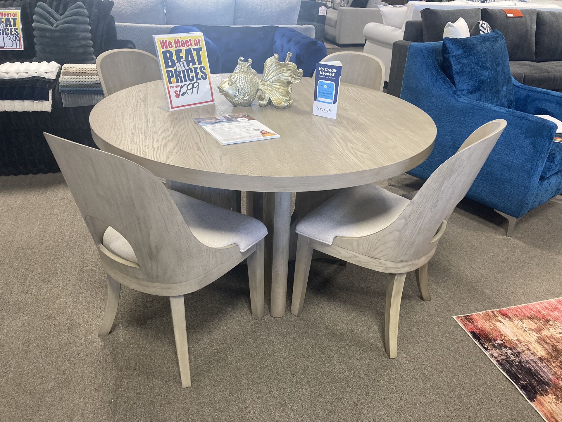 Beautiful Modern Dining Set! $1,299’ ❤️💥😃 Easy Financing’ 