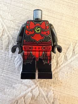 LEGO Ninjago General Kozu Stone Army Warrior Red Antler Helmet Armor