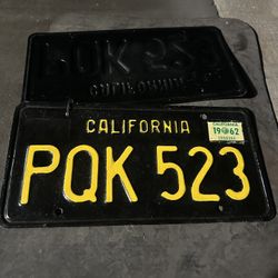  Plates Impala Chevy Buick Pontiac Monte Carlo Oldsmobile Ford