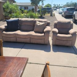 Sofa And Recliner