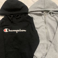 Black And Gray Champion Jacket Bundle 