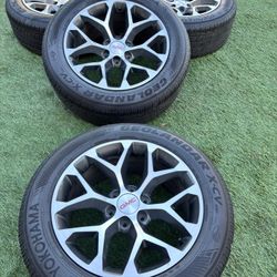 GMC Sierra Chevy Silverado Rims 20 And Tires Wheels Tires 