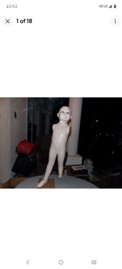 Vintage Child Mannequin Store Display Halloween Prop