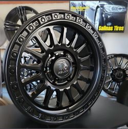 4 NEW Wheels, Rims 17x9.0 (6x139.7) Matte Black Wheels (Set of 4) Only $899