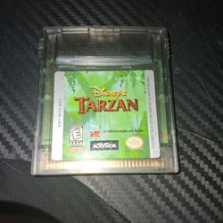 Gameboy Color Disney Tarzan Game