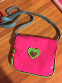 Little girls plastic purse