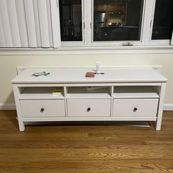 White TV Stand / Storage Cabinet (Moving Sales)