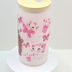 Disney AristoCats Frosted Glass Cup