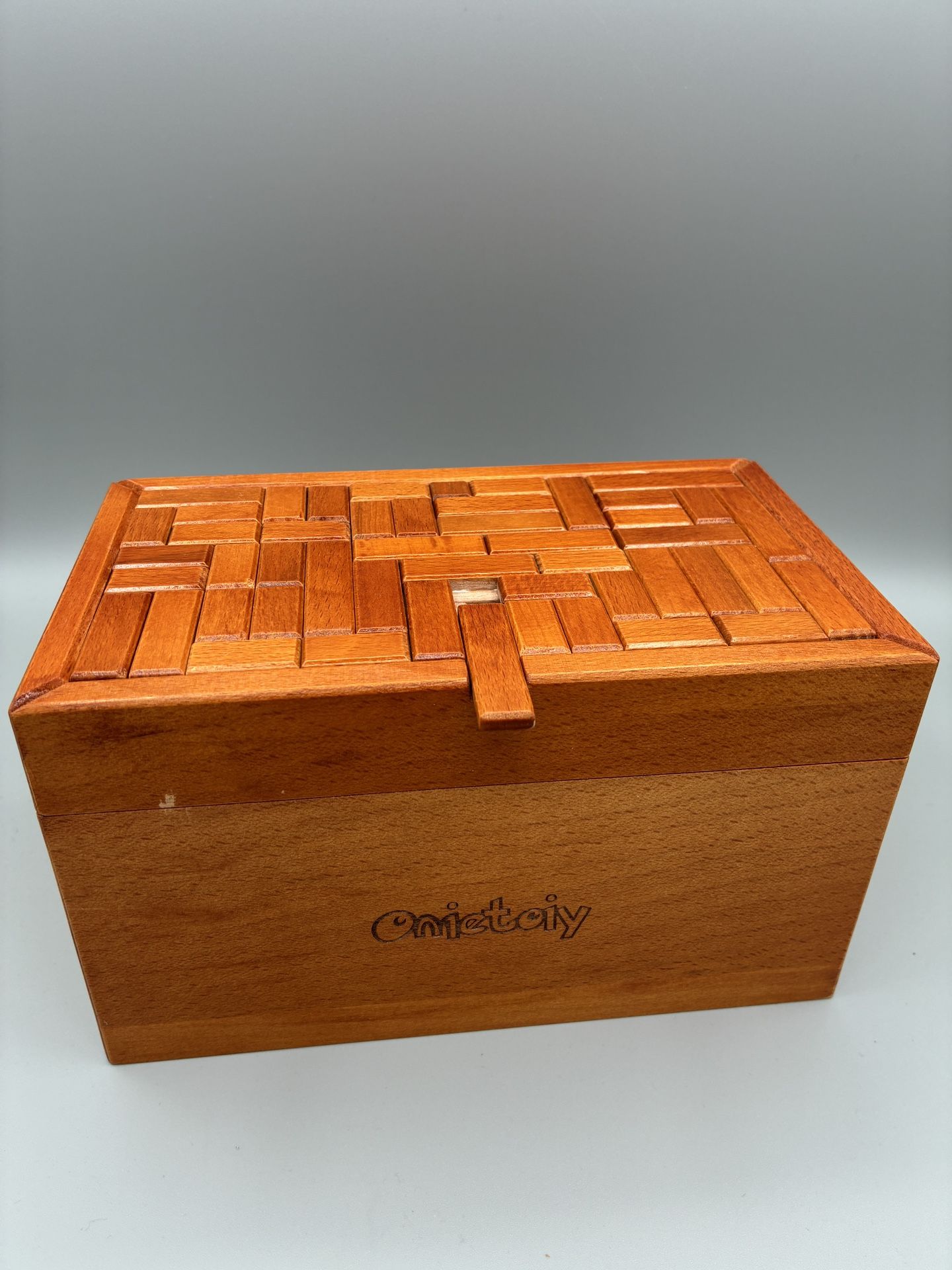 Brainteaser Wooden Box