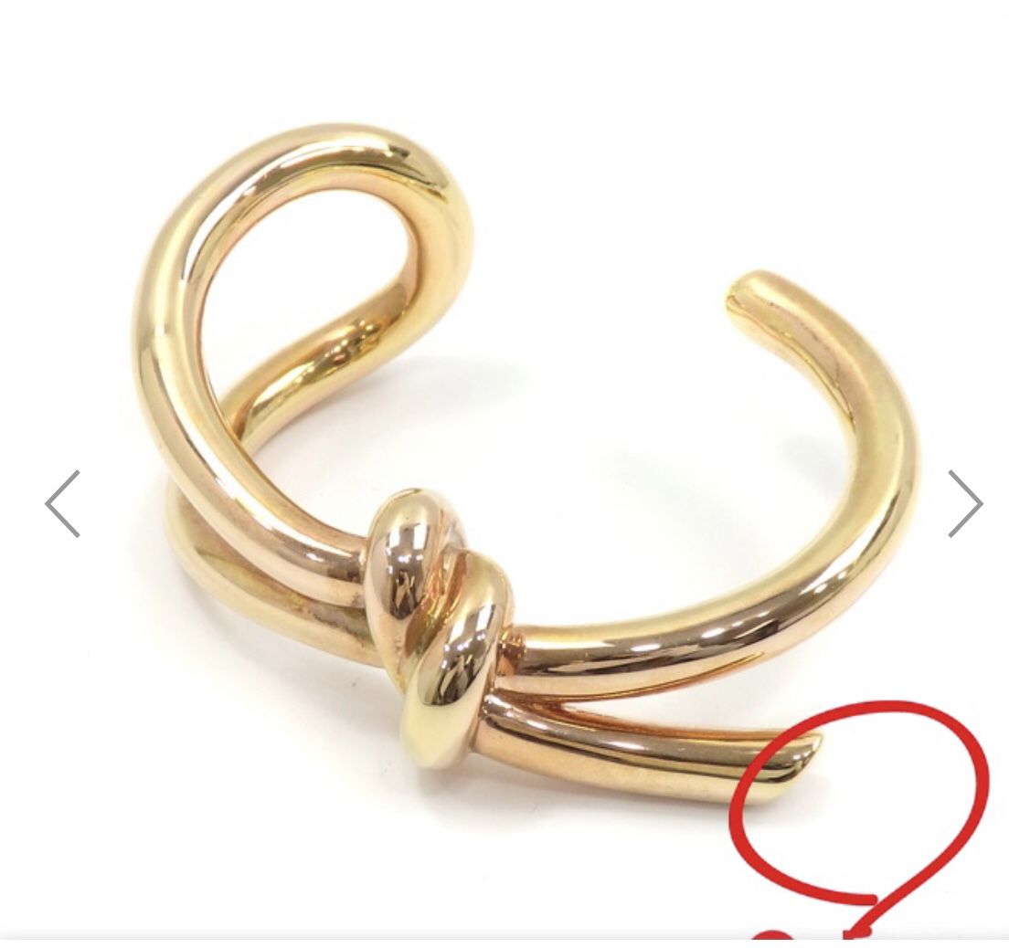 Gold Bracelet Balenciaga brand