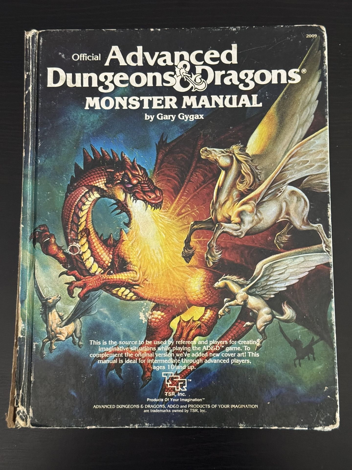 Advanced Dungeons & Dragons Monster Manual by Gary Gyrax (1E, 4th Print 1979)