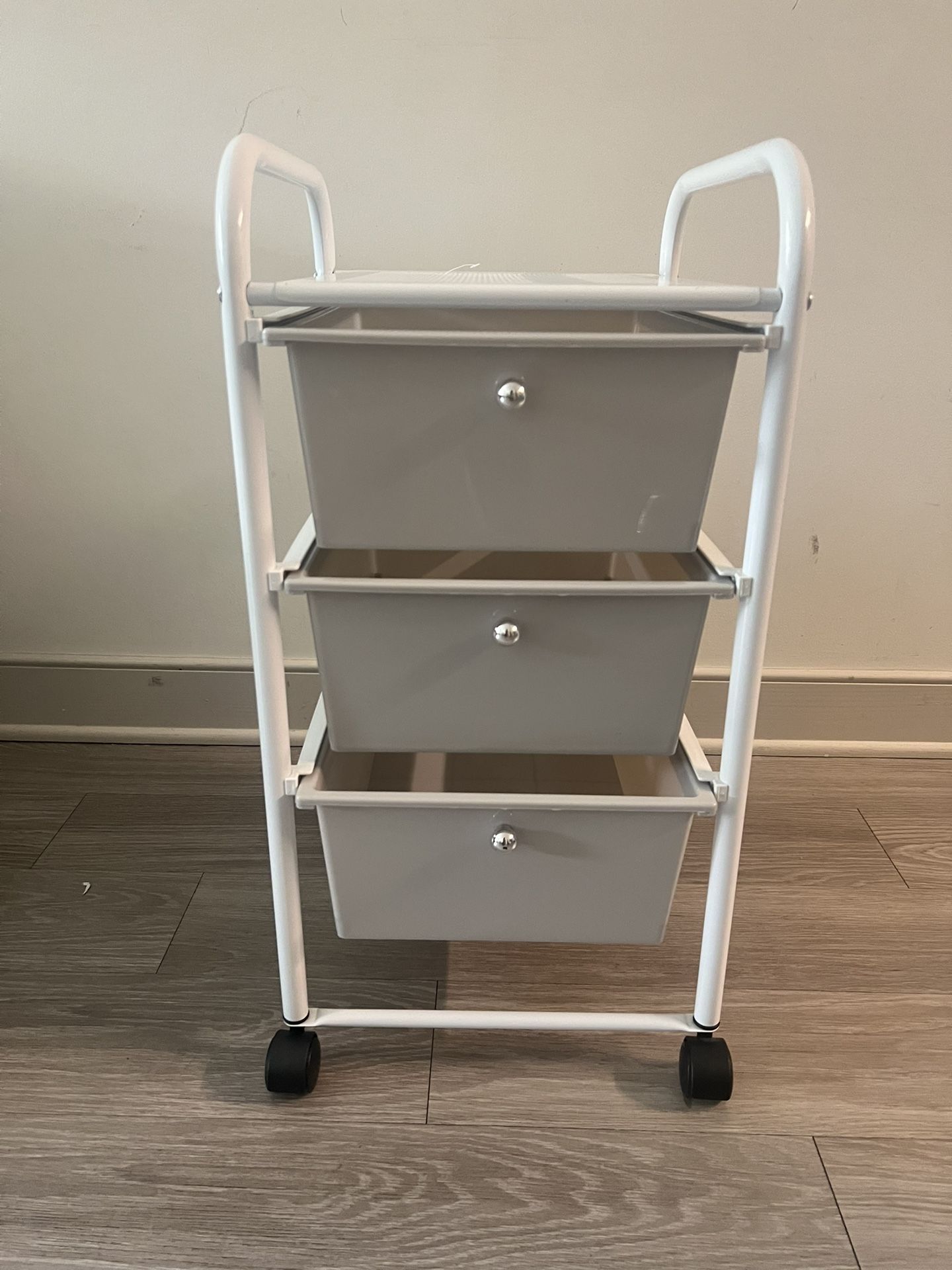 3-Drawer Rolling Organizer Cart
