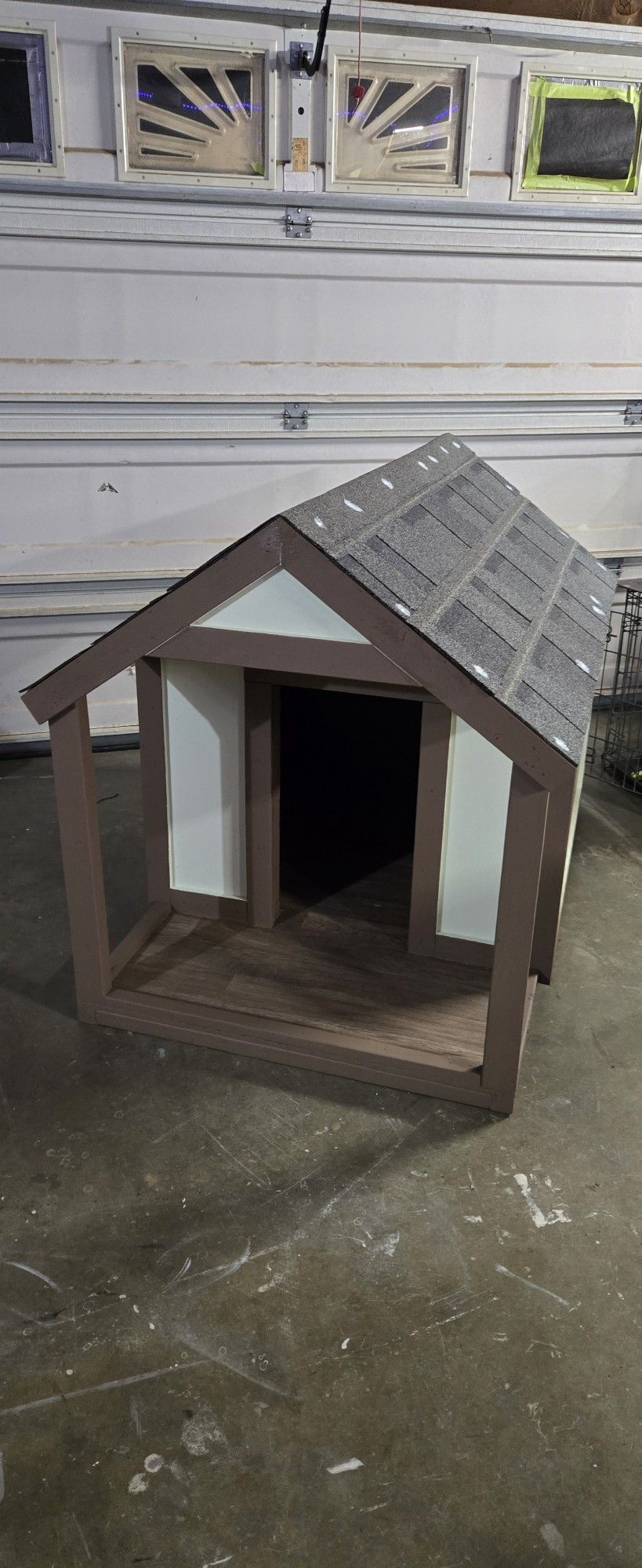 Large Dog House With Patio