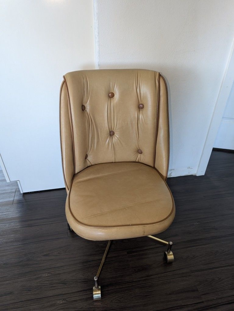 Light Brown Leather Chair