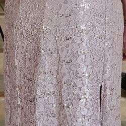 Women's Dress Blush Champagne Color.