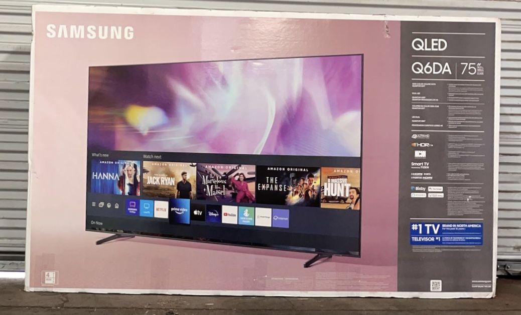 SAMSUNG 75" Class Q6-Series 4K Ultra HD Smart QLED TV QN75Q6DAAFXZA