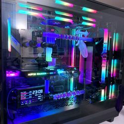 Gaming PC — Ryzen 9 5900X / Radeon 6900 XT / 32GB DDR4 / 2TB SSD / Custom Liquid Cooling Loop