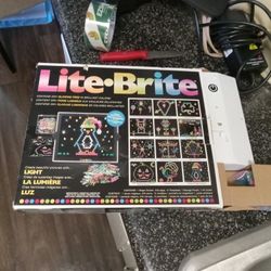 Lite Brite Board Game Original
