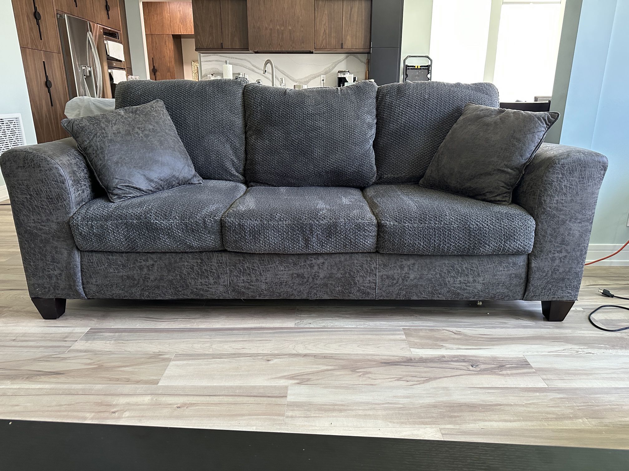 Brando Sofa (“Smoke” Color) Couch 