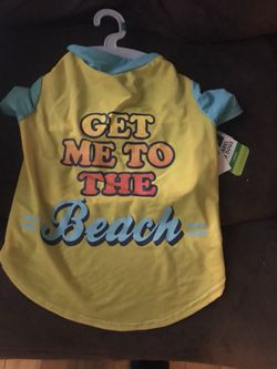 Two brand new dog shirts