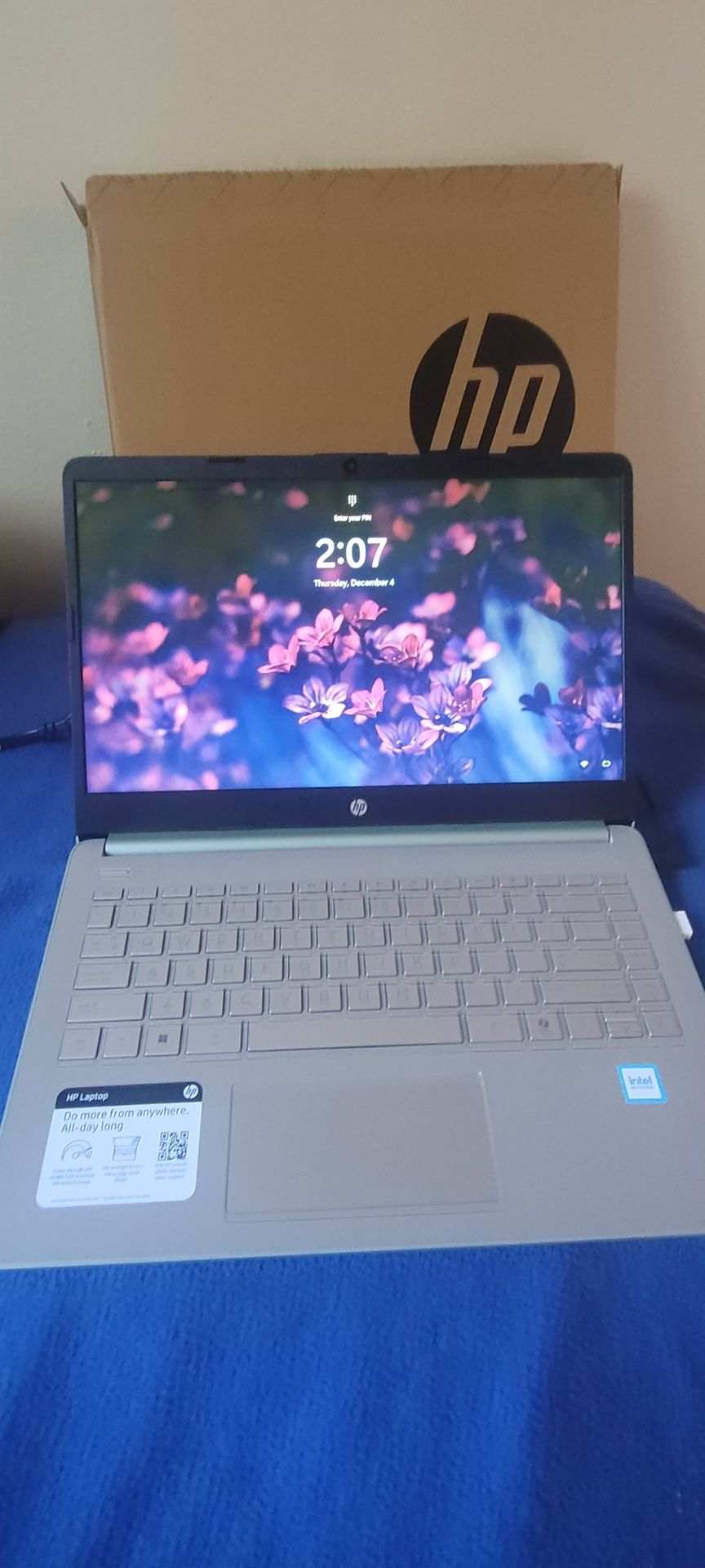 Green HP Laptop
