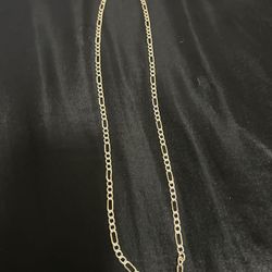 10K Figaro Hollow Chain