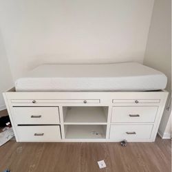 Twin Captains Bed frame From Pottery Barn 