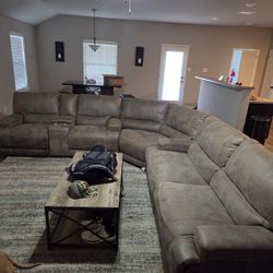3 Piece Reclining Sofa And 50in Samsung Smart Tv