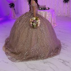 quince dress and hoop with gift card box and smaller dress