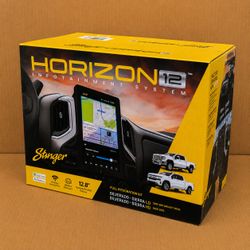 Horizon 12 Chevy Silverado & GMC Sierra 12.8" Touchscreen Stereo IP65 Weather Resistant Wireless Apple Carplay Android Auto 15-Band Equalizer Bluetoot