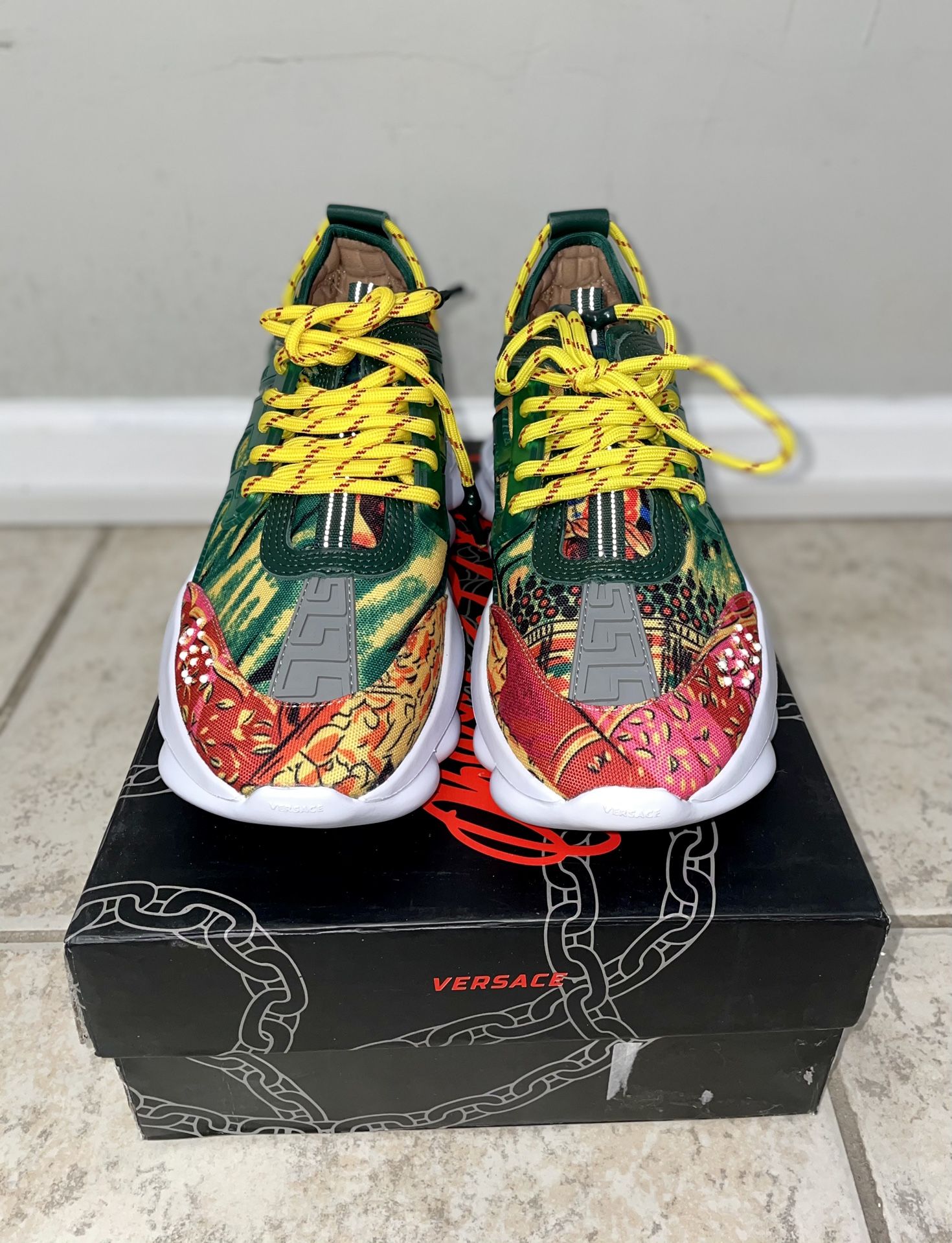 Versace Chain Reaction Size 8.5, 9.5 & 10 Brand New for Sale in Queens, NY  - OfferUp