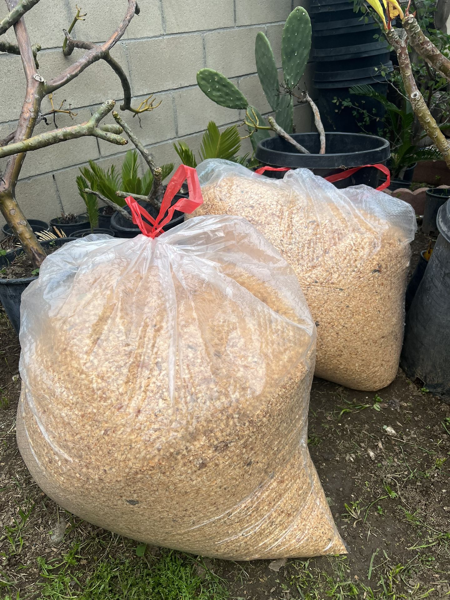 WOOD CHIPS/ SAW DUST (Organic) $8 Each Bag Or 2 For $15