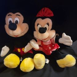 Mickey & Minnie Mouse/Plush/Disney
