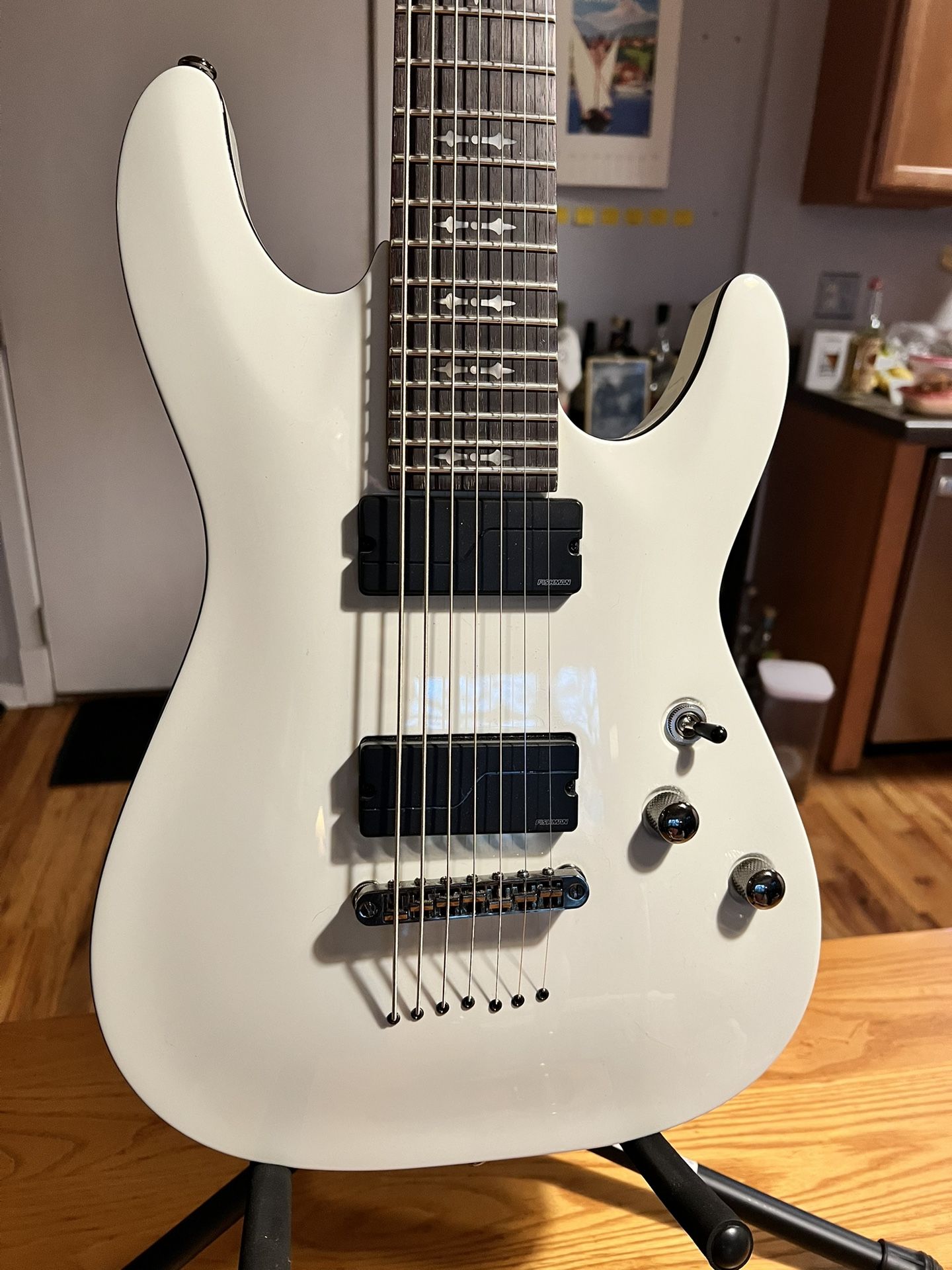 Schecter Demon 7 With Fishman Fluence Pickups