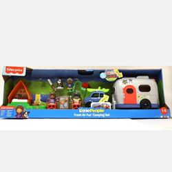 Fisher-Price Little People Fresh Air Fun Camping Set - NEW BOX SLIGHTLY CRUSHED