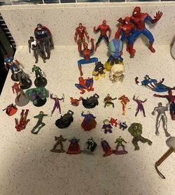 Mixed Marvel DC Superhero Figure Lot
