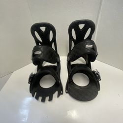 Burton Mission Men’s Snowboard Bindings Size Medium - No Hardware - Black