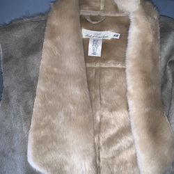FUR Silk LIKE VEST FROM H&M 