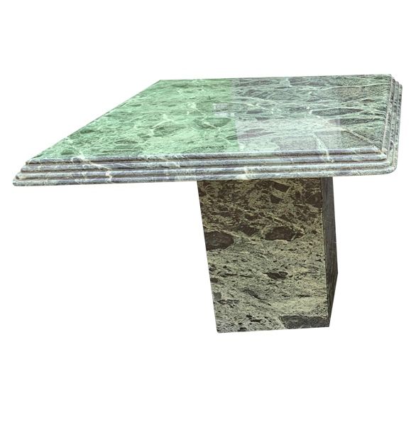 Vintage 1970s Green Marble Side Table 1 Only