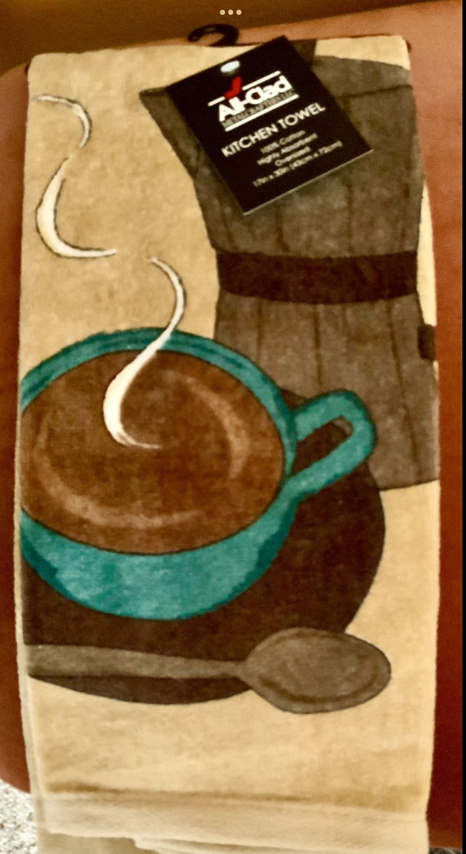 2 KITCHEN TOWELS, ALL-CLAD, GREAT GIFT, (SALE)