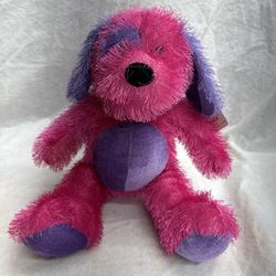 14” pink spiky dog w/purple accents fiesta