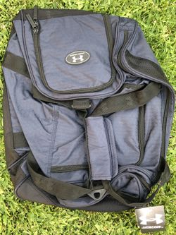 Under Armour Navy Team Duffle New With Tag Small