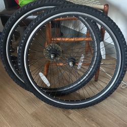 Bicycle Tires And Rim (No Innertube)