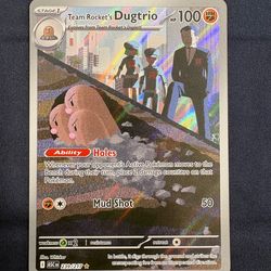 Team Rocket's Dugtrio - 239/217 - Ascended Heroes Illustration Rare - MINT Pokemon Card