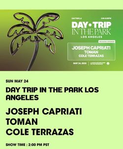 Day Trip In The Park May 24th
