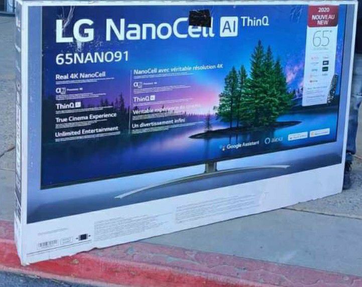65" LG Nanocell91 4k Smart Tv UHD HDR 2.1 HDMI