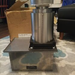 Noritz VT4-14   8” Stainless Steel Short Terminal w/4” Diameter Connections