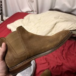 Aldo Beige Suede Chelsea Boots