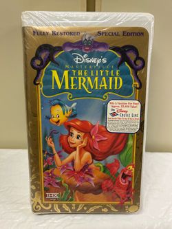 Disney The Little Mermaid Fully Restored Special Edition VHS, Sealed