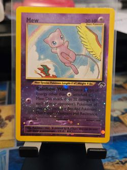 Southern Island Mew pokemon card